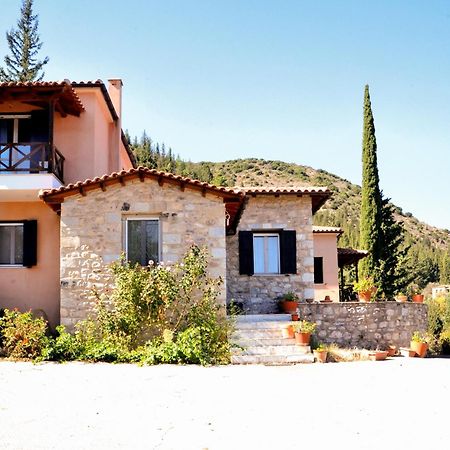 Elegant Stone Mansion In Historic Mystras Lejlighed Eksteriør billede